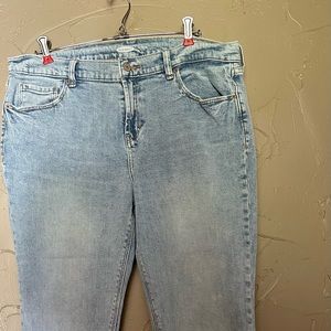 Old Navy washed jeans.